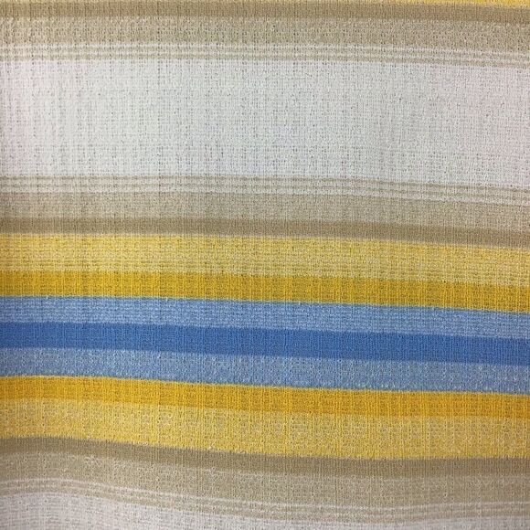 Vintage Cream & Blue Boatneck Bell Sleeve L‎ - Picture 5 of 6